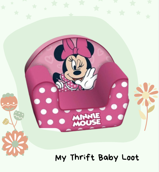 Preloved Pepperfry Kids Minnie Mouse sofa ( Ghaziabad )